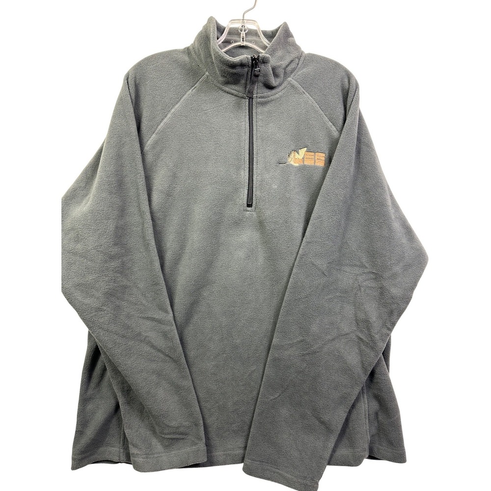 Clique Men's Gray Fleece 1/4 Zip Pullover Sweatshirt XL TG Outdoor Adventure